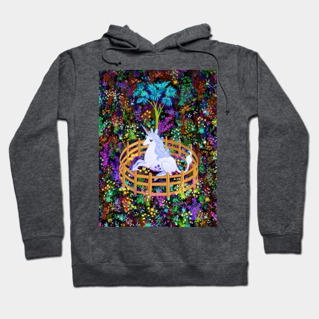 The Last Unicorn in Captivity Hoodie by Ellador